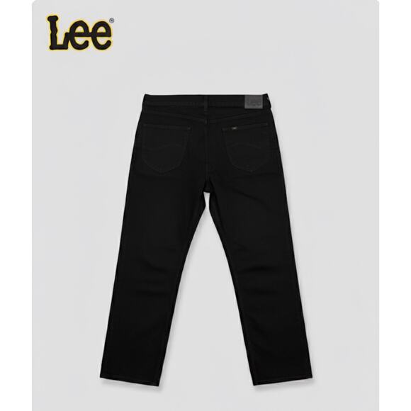 New Lee Big Tall Men’s Overdye Black Denim Jeans 56 Straight Leg 56x30 - Picture 2 of 6